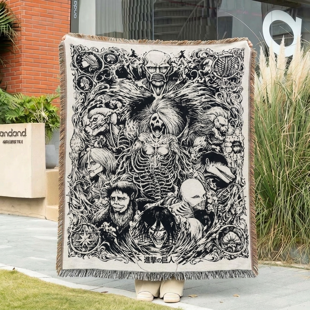 Attack on Titan Woven Tapestry