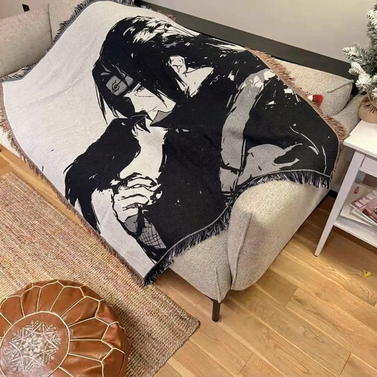 Naruto Itachi Uchiha Woven Tapestry