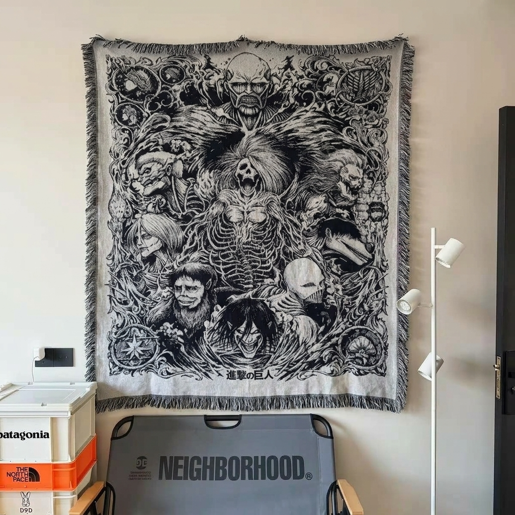Attack on Titan Woven Tapestry