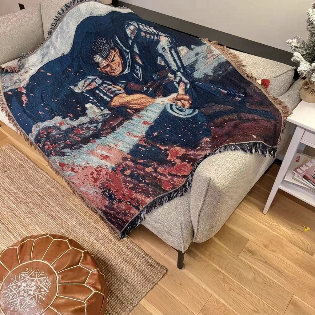 Berserk Guts Woven Tapestry