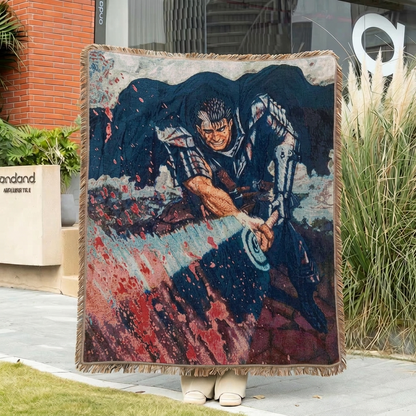 Berserk Guts Woven Tapestry