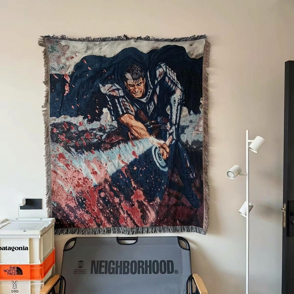 Berserk Guts Woven Tapestry