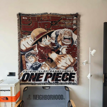 One Piece Luffy Woven Tapestry
